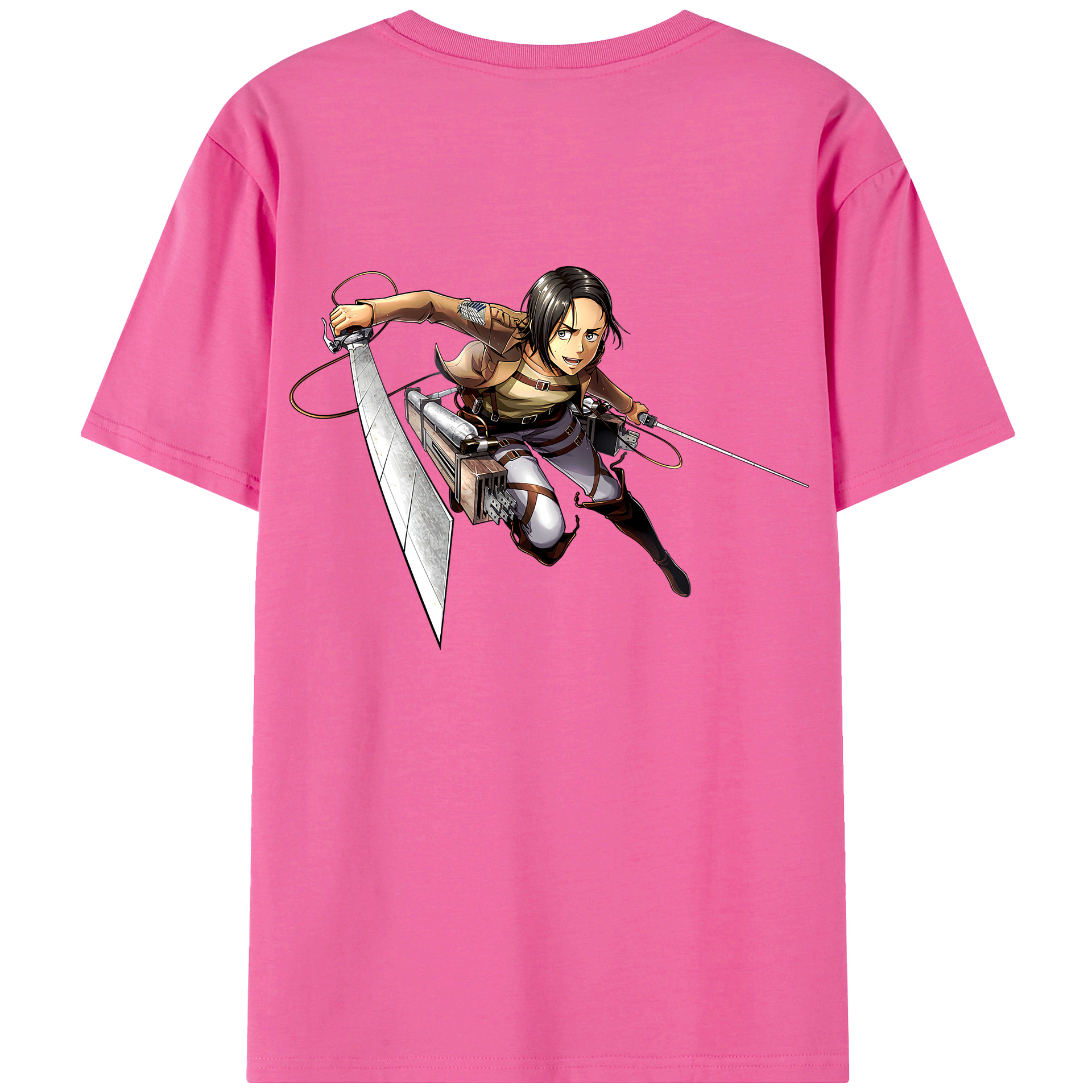 （画像用） 進撃の巨人 Attack on Titan レディース半袖Tシャツ(バックプリント)